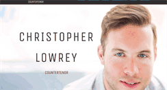 Desktop Screenshot of christopherlowrey.com